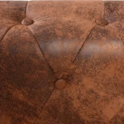 Canapé D'angle Chesterfield 6 Places Cuir Artificiel Marron 12 Canapé D'angle Chesterfield 6 Places Cuir Artificiel Marron -Promos Chesteris Boutique canape 21990425