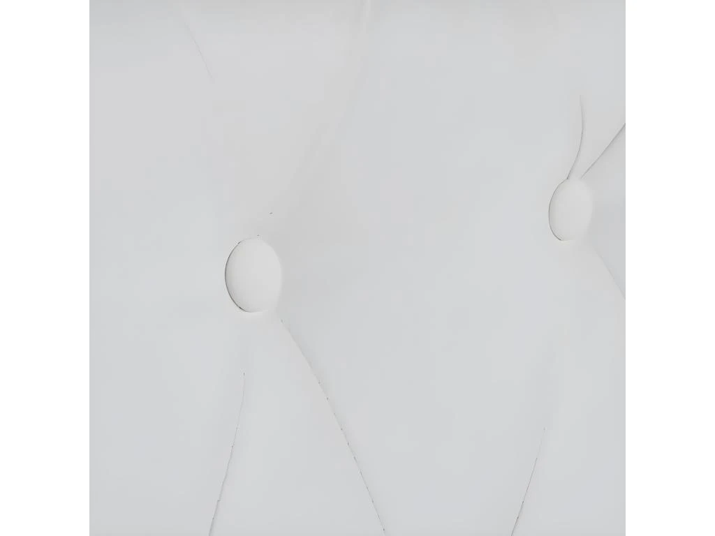 Canapé Chesterfield à 2 Places Cuir Synthétique Blanc 4 Canapé Chesterfield à 2 Places Cuir Synthétique Blanc – Image 4