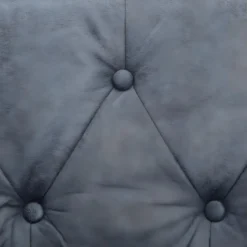 Canapé Chesterfield à 2 Places Revêtement En Tissu Gris -Promos Chesteris Boutique canape 21990565