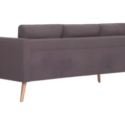 Canapé à 3 Places Tissu Taupe -Promos Chesteris Boutique canape 21990589