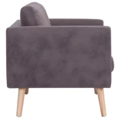 Canapé à 3 Places Tissu Taupe -Promos Chesteris Boutique canape 21990591