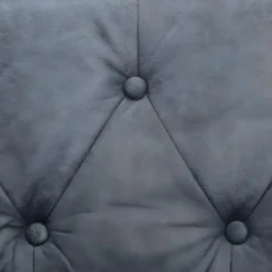 Canapé Chesterfield à 3 Places Revêtement En Tissu Gris -Promos Chesteris Boutique canape 21990739