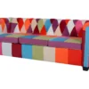 Canapé Chesterfield 3 Places Tissu