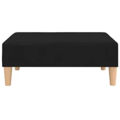 Canapé-lit 2 Places Deux Oreillers Et Repose-pied Noir Tissu 18 Canapé-lit 2 Places Deux Oreillers Et Repose-pied Noir Tissu -Promos Chesteris Boutique canape 21993305