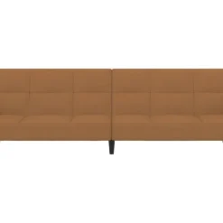 Canapé-lit à 2 Places Avec Tabouret Taupe Tissu Microfibre 14 Canapé-lit à 2 Places Avec Tabouret Taupe Tissu Microfibre -Promos Chesteris Boutique canape 21994353