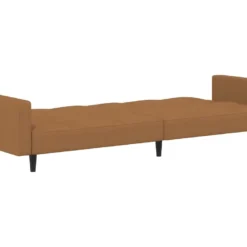 Canapé-lit à 2 Places Avec Tabouret Taupe Tissu Microfibre 16 Canapé-lit à 2 Places Avec Tabouret Taupe Tissu Microfibre -Promos Chesteris Boutique canape 21994357