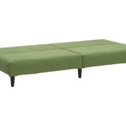 Canapé-lit à 2 Places Avec Repose-pied Vert Clair Velours 16 Canapé-lit à 2 Places Avec Repose-pied Vert Clair Velours -Promos Chesteris Boutique canape 21994859
