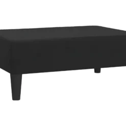 Canapé-lit 2 Places 2 Oreillers Et Repose-pied Noir Velours -Promos Chesteris Boutique canape 21996167