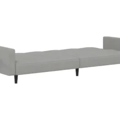 Canapé-lit à 2 Places Gris Clair Microfibre 15 Canapé-lit à 2 Places Gris Clair Microfibre -Promos Chesteris Boutique canape 21997353