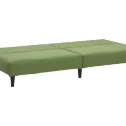 Canapé-lit à 2 Places Vert Clair Velours -Promos Chesteris Boutique canape 21997963