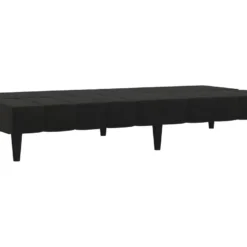 Canapé-lit à 2 Places Noir Tissu Microfibre 15 Canapé-lit à 2 Places Noir Tissu Microfibre -Promos Chesteris Boutique canape 21998981