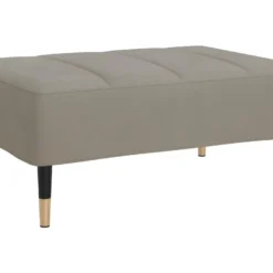 Canapé-lit 2 Places Avec Tabouret Gris Clair Velours 18 Canapé-lit 2 Places Avec Tabouret Gris Clair Velours -Promos Chesteris Boutique canape 21999239