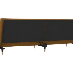 Canapé-lit à 2 Places Avec Deux Oreillers Marron Velours -Promos Chesteris Boutique canape 21999771