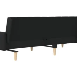 Canapé-lit à 2 Places Noir Tissu -Promos Chesteris Boutique canape 22000025