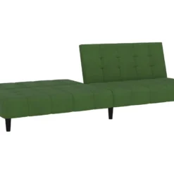 Canapé-lit à 2 Places Vert Foncé Velours -Promos Chesteris Boutique canape 22000169