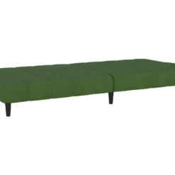 Canapé-lit à 2 Places Vert Foncé Velours -Promos Chesteris Boutique canape 22000171