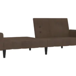 Canapé-lit à 2 Places Marron Tissu Microfibre 14 Canapé-lit à 2 Places Marron Tissu Microfibre -Promos Chesteris Boutique canape 22000445