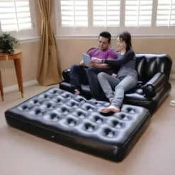 Canapé-lit Double Gonflable 5 En 1 188x152x64 Cm -Promos Chesteris Boutique canape 22001981
