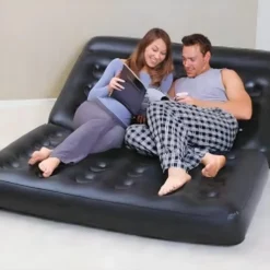 Canapé-lit Double Gonflable 5 En 1 188x152x64 Cm -Promos Chesteris Boutique canape 22001985