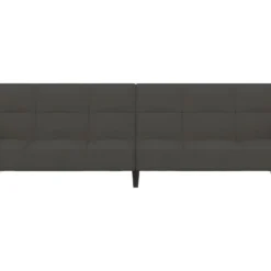 Canapé-lit à 2 Places Gris Foncé Microfibre 13 Canapé-lit à 2 Places Gris Foncé Microfibre -Promos Chesteris Boutique canape 22002113