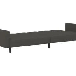 Canapé-lit à 2 Places Gris Foncé Microfibre 15 Canapé-lit à 2 Places Gris Foncé Microfibre -Promos Chesteris Boutique canape 22002117