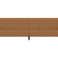 Canapé-lit à 2 Places Taupe Microfibre -Promos Chesteris Boutique canape 22002671