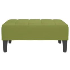 Canapé-lit 2 Places 2 Oreillers Repose-pied Vert Clair Velours -Promos Chesteris Boutique canape 22002957