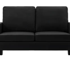 Canapé à 2 Places Noir Similicuir 9 Canapé à 2 Places Noir Similicuir -Promos Chesteris Boutique canape 22004053