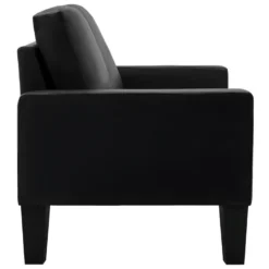 Canapé à 2 Places Noir Similicuir 10 Canapé à 2 Places Noir Similicuir -Promos Chesteris Boutique canape 22004055