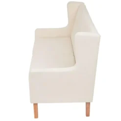 Canapé à 2 Places Tissu Blanc Crème 9 Canapé à 2 Places Tissu Blanc Crème -Promos Chesteris Boutique canape 22004147