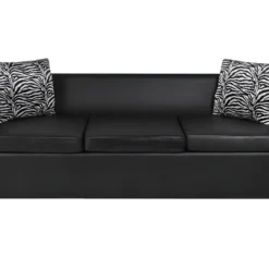 Canapé à 3 Places Similicuir Noir 8 Canapé à 3 Places Similicuir Noir -Promos Chesteris Boutique canape 22004515