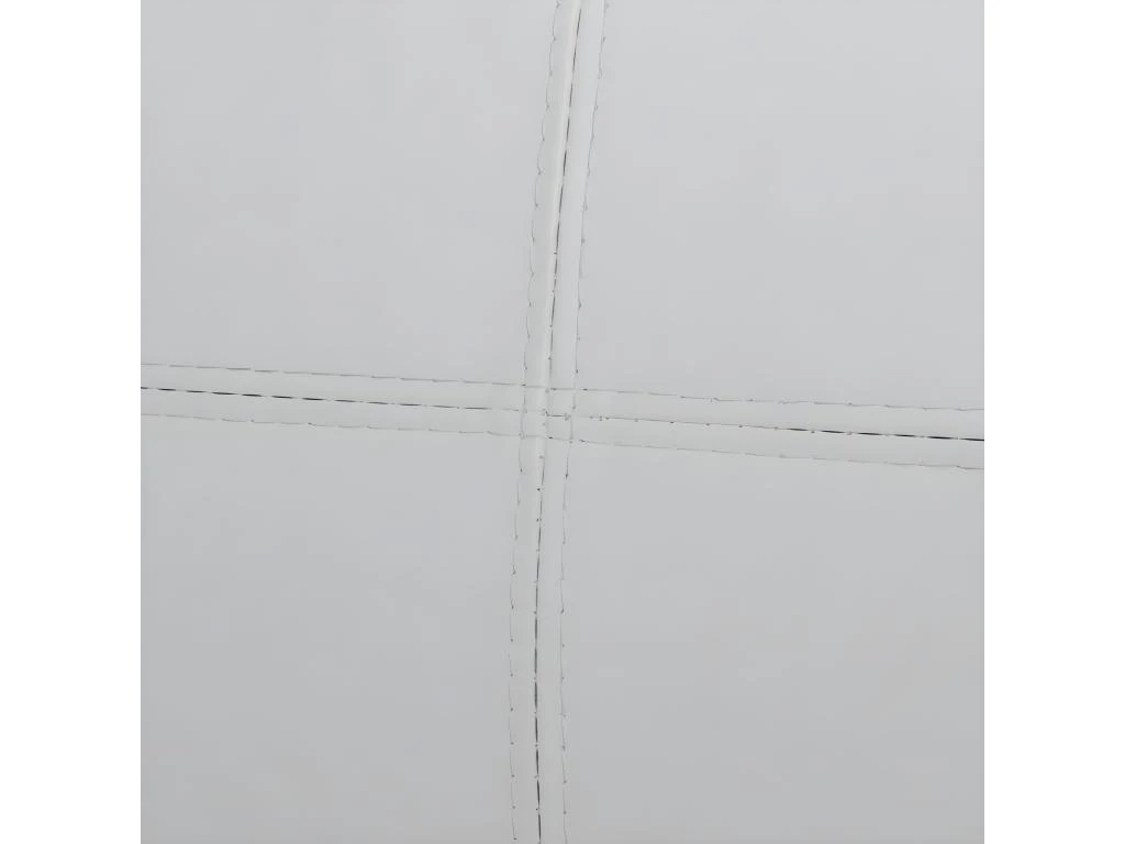 Canapé Sectionnel à 3 Places Cuir Synthétique Blanc 6 Canapé Sectionnel à 3 Places Cuir Synthétique Blanc – Image 6