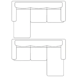 Canapé Sectionnel à 3 Places Cuir Synthétique Blanc 16 Canapé Sectionnel à 3 Places Cuir Synthétique Blanc -Promos Chesteris Boutique canape 22006263