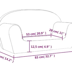 Canapé Pour Enfants à 2 Places Gris Clair étoiles Peluche Douce 15 Canapé Pour Enfants à 2 Places Gris Clair étoiles Peluche Douce -Promos Chesteris Boutique canape 22007553