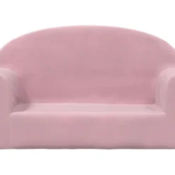 Canapé Pour Enfants à 2 Places Rose Peluche Douce -Promos Chesteris Boutique canape 22007851