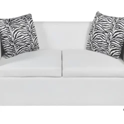 Canapé à 2 Places Similicuir Blanc -Promos Chesteris Boutique canape 22008397