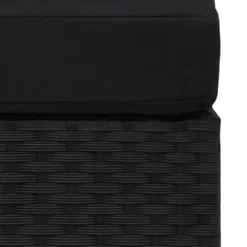 Canapé Sectionnel 3 Places Résine Tressée Noir 15 Canapé Sectionnel 3 Places Résine Tressée Noir -Promos Chesteris Boutique canape 22008699