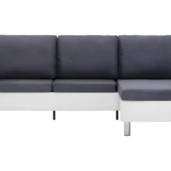 Canapé à 3 Places Avec Coussins Blanc Similicuir 11 Canapé à 3 Places Avec Coussins Blanc Similicuir -Promos Chesteris Boutique canape 22008713