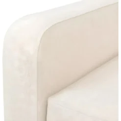 Canapé à 3 Places Tissu Blanc Crème -Promos Chesteris Boutique canape 22010257