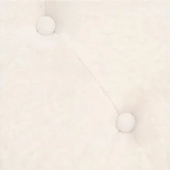 Canapé à 3 Places Tissu Blanc Crème -Promos Chesteris Boutique canape 22010259