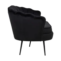 Nice Canapé 3 Personnes En Velours, Noir. 10 Nice Canapé 3 Personnes En Velours, Noir. -Promos Chesteris Boutique canape 22039449