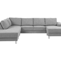 Calverton Canapé D'angle Avec Chaise Longue Vers La Droite En Gris Clair. -Promos Chesteris Boutique canape 22043037