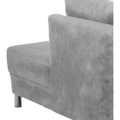 Calverton Canapé D'angle Avec Chaise Longue Vers La Droite En Gris Clair. -Promos Chesteris Boutique canape 22043041
