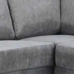 Calverton Canapé D'angle Avec Chaise Longue Vers La Droite En Gris Clair. -Promos Chesteris Boutique canape 22043043