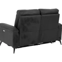 Rie Canapé 2 Places, Fauteuil Inclinable électrique, Gris. -Promos Chesteris Boutique canape 22043081