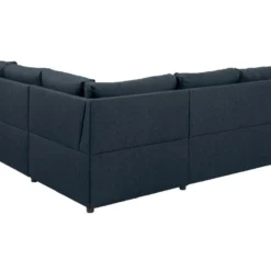 Sacramento Canapé D'angle, Espace De Rangement Dissimulé Et Lit Gigogne, Bleu Foncé. -Promos Chesteris Boutique canape 22043109