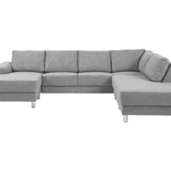 Calverton Canapé D'angle Avec Chaise Longue à Gauche En Gris Clair. -Promos Chesteris Boutique canape 22043153
