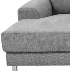 Calverton Canapé D'angle Avec Chaise Longue à Gauche En Gris Clair. -Promos Chesteris Boutique canape 22043159