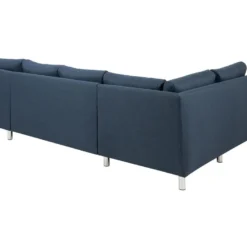 Calverton Canapé D'angle, Chaise Longue Côté Droit, Réversible, Bleu Foncé. -Promos Chesteris Boutique canape 22043235