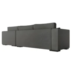 Canapé D'angle BELAMI En Tissu - Gris Anthracite, Angle Droit -Promos Chesteris Boutique canape 22077425